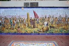 11-08 Tiled Image In Plaza Espana of the Founding Of Mendoza.jpg